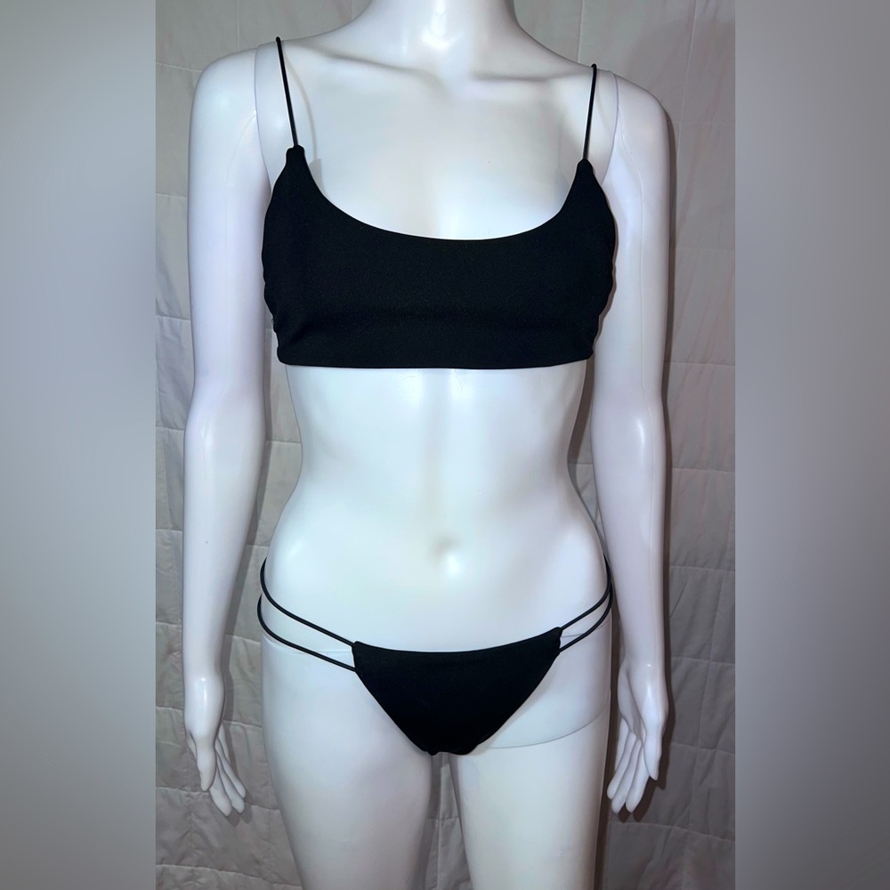 Fashion Nova Black Bikini Set